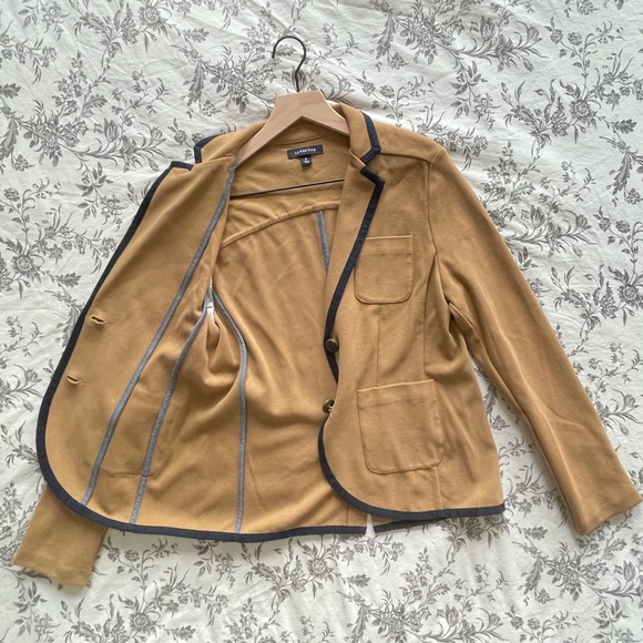 Lands’ End Sport Cotton Knit Nautical Blazer - Picture 5 of 9